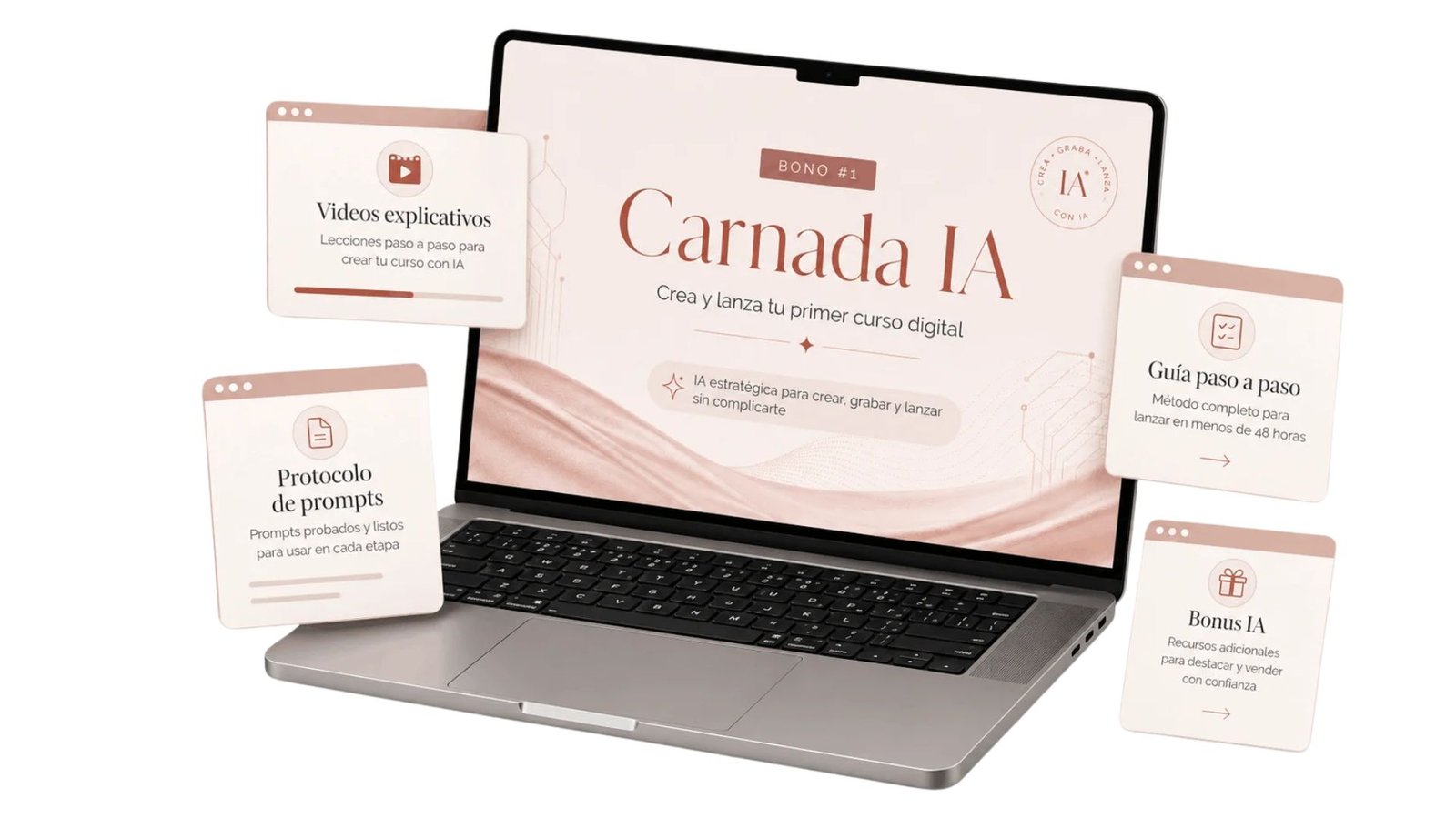 Imagen del bono Curso Carnada con IA