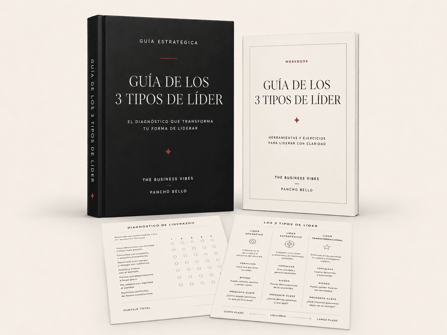 Mockup Guía de los 3 tipos de líder